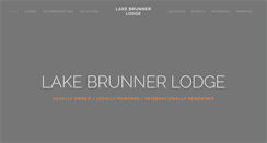 Desktop Screenshot of lakebrunner.co.nz